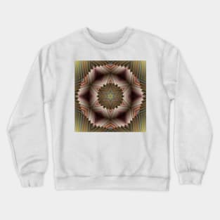 Multicoloured kaleidoscope floral fantasy design Crewneck Sweatshirt